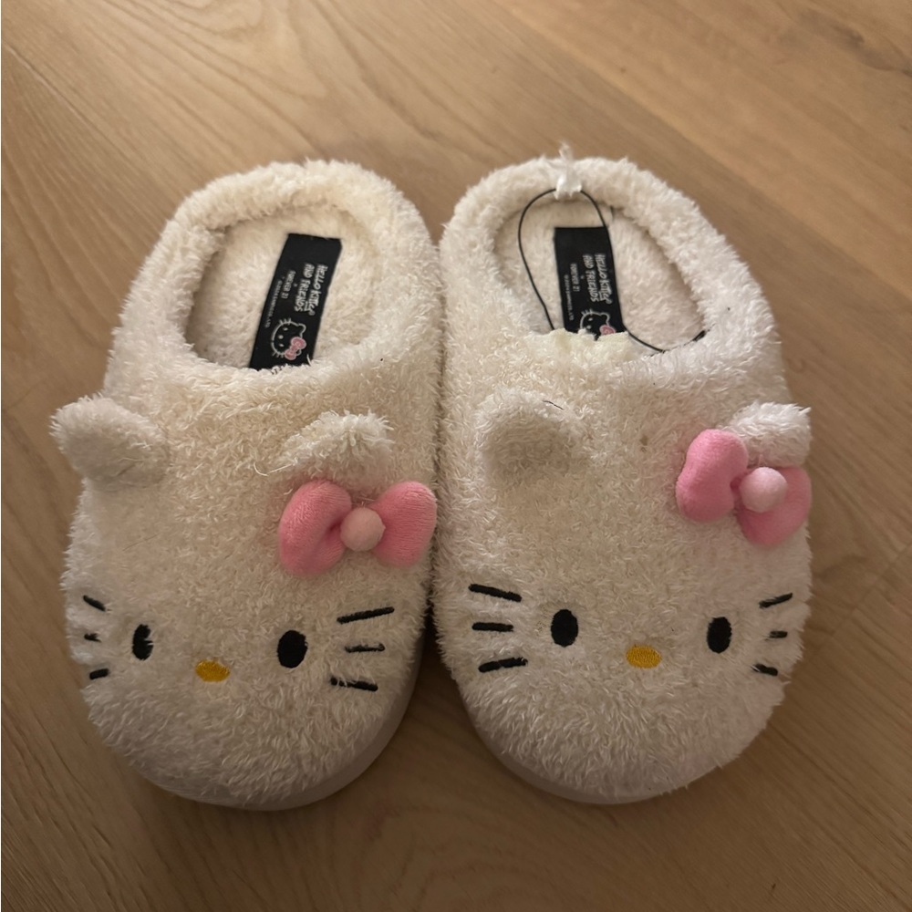 Hello Kitty Cozy Slippers with Pink Accents